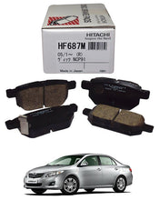 Toyota Corolla 2009 to 2014 - Disc Brake Pads Rear