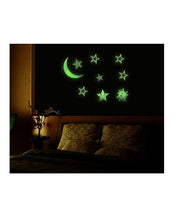 Pack of 5 pieces - Glowing Sun, Moon & Stars