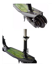 Foldable Charger Electric Scooter With Seat - Black & Green
