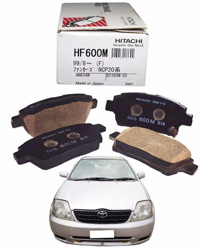 Toyota Assista 2003 to 2008 - Disc Brake Pads Front