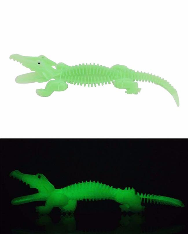 Glowing Alligator 3d Character