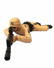Crawling Army Soldier Battery Operated Toy With Lights & Sounds - Brown
