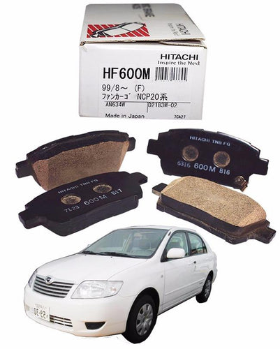 Toyota X Corolla 2003 to 2008 - Disc Brake Pads Front