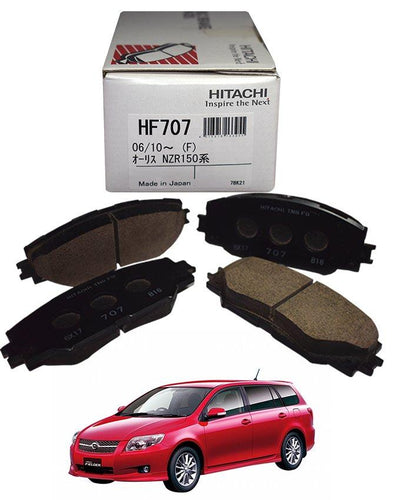 Toyota Fielder 2006 to 2012 - Disc Brake Pads Front