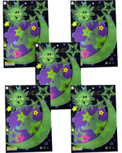 Pack of 5 pieces - Glowing Sun, Moon & Stars