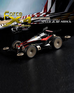 4WD Fast F1 Racing Car Electric Vehicle Toy For Kids - Black