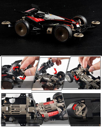 4WD Fast F1 Racing Car Electric Vehicle Toy For Kids - Black