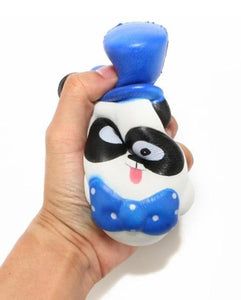 Super Slow Rising Scented Jumbo Knight panda with hat Squishy