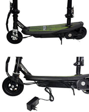 Foldable Charger Electric Scooter With Seat - Black & Green