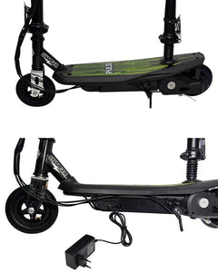 Foldable Charger Electric Scooter With Seat - Black & Green