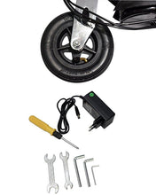 Foldable Charger Electric Scooter With Seat - Black & Green