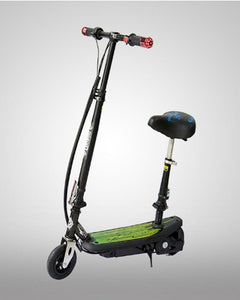Foldable Charger Electric Scooter With Seat - Black & Green