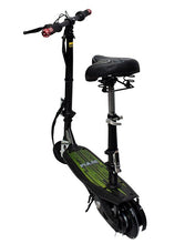 Foldable Charger Electric Scooter With Seat - Black & Green