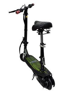 Foldable Charger Electric Scooter With Seat - Black & Green