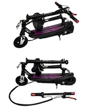 Foldable Charger Electric Scooter With Seat - Black & Pink