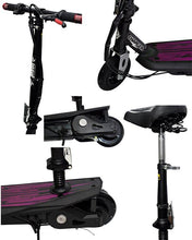 Foldable Charger Electric Scooter With Seat - Black & Pink