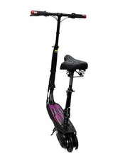 Foldable Charger Electric Scooter With Seat - Black & Pink